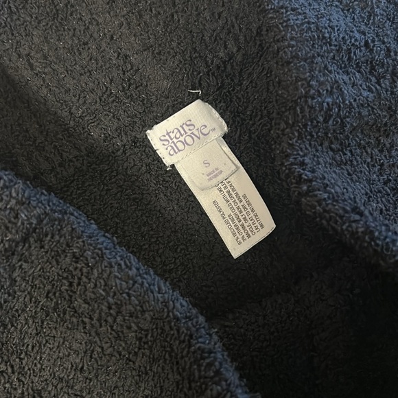 Stars Above Soft Black Teddy Bear Fleece Set / Tank & Wide Leg Pants / Women’s S - Picture 5 of 8